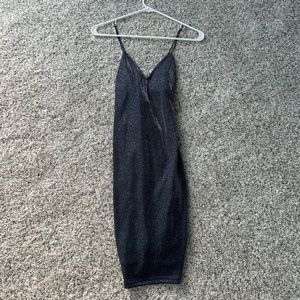 Navy blue sparkly hoco dress!